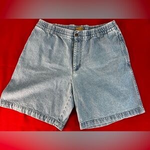 Scandia Woods Men Jeans Shorts Size 38 Light Blue Cotton Pockets
